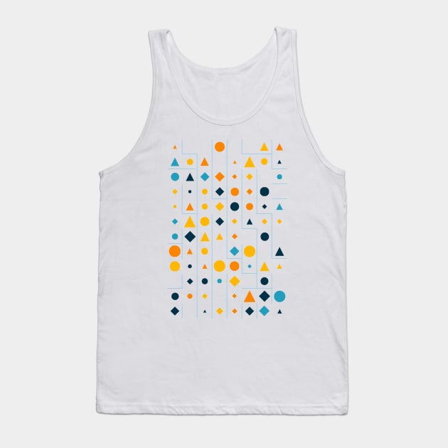 Amazing Geometric Animated Pattern #12 Tank Top by Trendy-Now